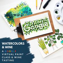 Watercolors and Wine - 2 bottle bundle (Google Event)