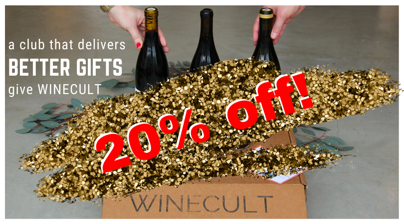 20% off 3 month WINECULT gift